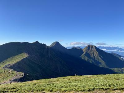 硫黄岳から南八ヶ岳