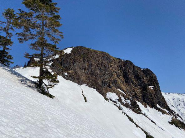 ゲレンデトップから剣ヶ峯山