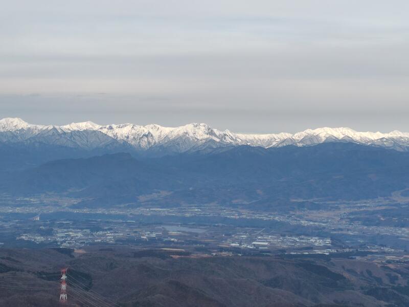 黒檜山から谷川連峰を望む