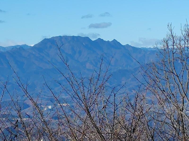 大霧山頂から両神山